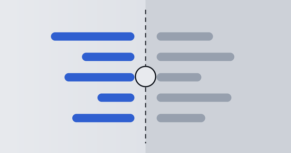 Two archetypes compared across the halfway line