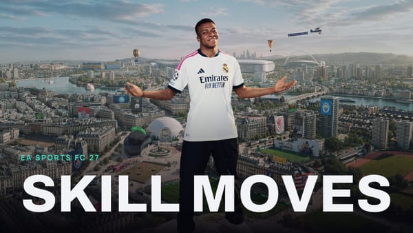 EA SPORTS FC 27 key art with SKILL MOVES across it