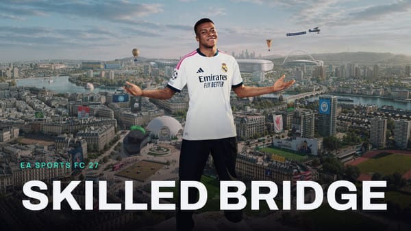 EA SPORTS FC 27 key art with SKILLED BRIDGE across it
