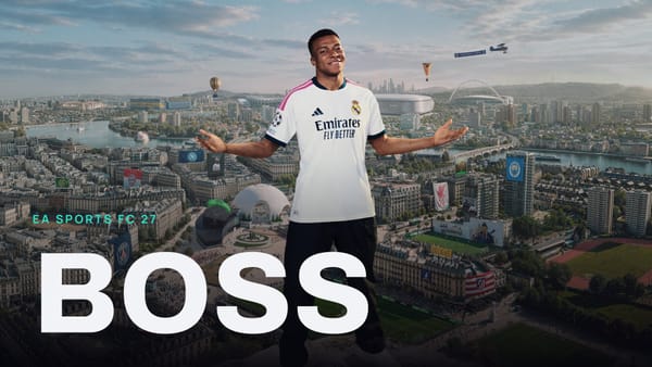 EA SPORTS FC 27 key art with BOSS across it