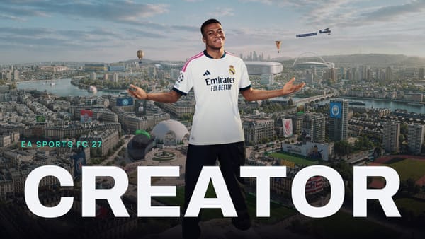 EA SPORTS FC 27 key art with CREATOR across it