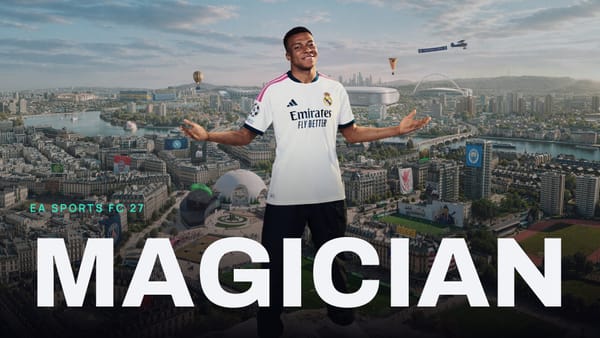 EA SPORTS FC 27 key art with MAGICIAN across it