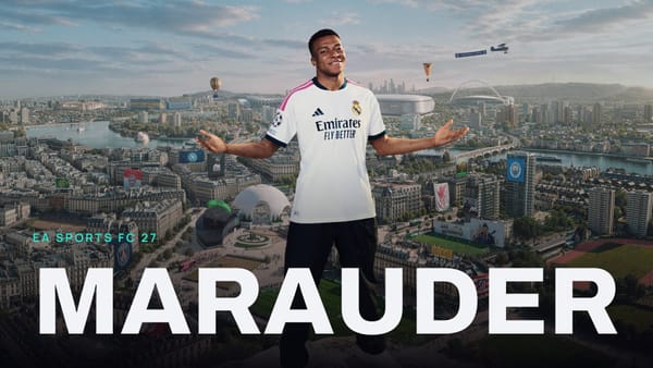EA SPORTS FC 27 key art with MARAUDER across it