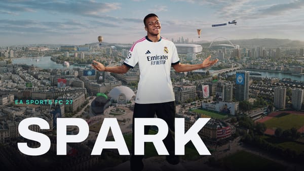 EA SPORTS FC 27 key art with SPARK across it
