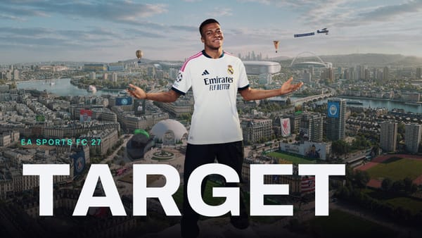 EA SPORTS FC 27 key art with TARGET across it