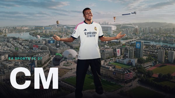 EA SPORTS FC 27 key art with CM across it