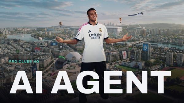 EA SPORTS FC 27 key art with AI AGENT across it